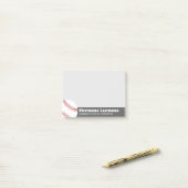 Baseballtrainer oder -lehrer - Moderner Zeichn Post-it Klebezettel (Auf Schreibtisch)