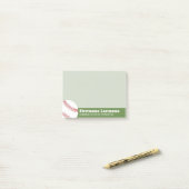 Baseballtrainer oder -lehrer - Moderner Zeichn Post-it Klebezettel (Auf Schreibtisch)