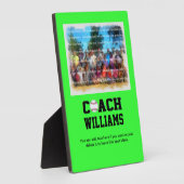 Baseballtrainer - Personalisiert Fotoplatte (Seite)