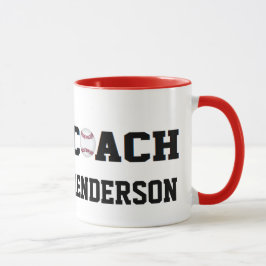 Baseballtrainer - personalisiert tasse