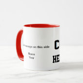 Baseballtrainer - personalisiert tasse (Vorderseite Links)