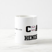 Baseballtrainer - personalisiert tasse (Mittel)