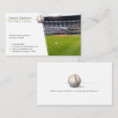 Baseballtrainer | Player Foto Visitenkarte (Vorne/Hinten)