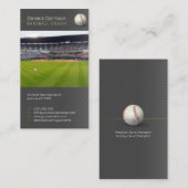Baseballtrainer | Player Foto Visitenkarte (Vorne/Hinten)