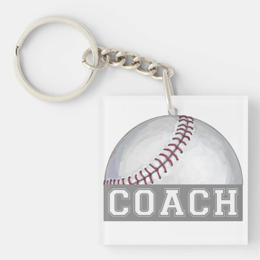 Baseballtrainer Schlüsselanhänger (Vorderseite)