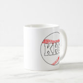 Baseballtrainer, Spieler oder Lüfter für benutzerd Kaffeetasse (VorderseiteRechts)