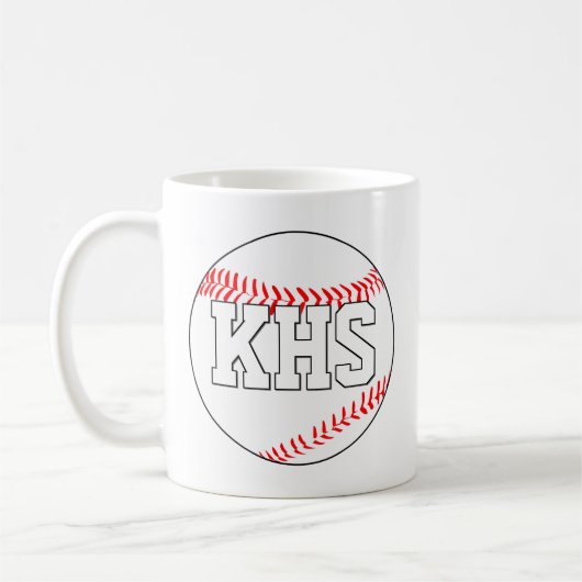 Baseballtrainer, Spieler oder Lüfter für benutzerd Kaffeetasse (Links)