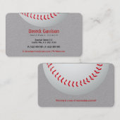 Baseballtrainer | Sport Visitenkarte (Vorne/Hinten)
