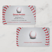 Baseballtrainer | Sport Visitenkarte (Vorne/Hinten)