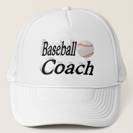Baseballtrainer Truckerkappe (Vorderseite)