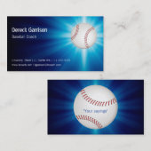 Baseballtrainer-Visitenkarte Visitenkarte (Vorne/Hinten)