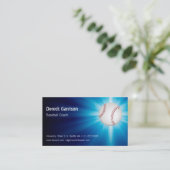 Baseballtrainer-Visitenkarte Visitenkarte (Stehend Vorderseite)