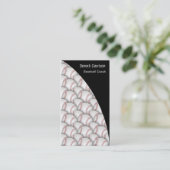 Baseballtrainer-Visitenkarte Visitenkarte (Stehend Vorderseite)