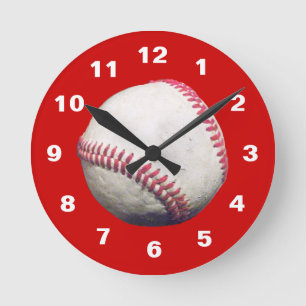 Baseballuhr Runde Wanduhr