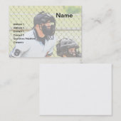 Baseballumpen Visitenkarte (Vorne/Hinten)