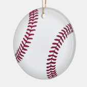 Baseballverzierung Keramik Ornament (Links)
