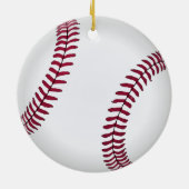 Baseballverzierung Keramik Ornament (Hinten)