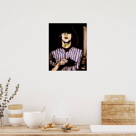 Baseballwut Poster (Küche)