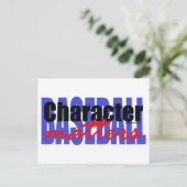 Baseballzeichen Postkarte (Stehend Vorderseite)