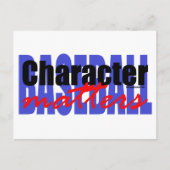 Baseballzeichen Postkarte (Vorderseite)