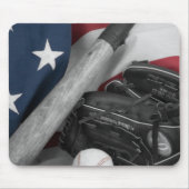 basebasll bwredblue mousepad (Vorne)