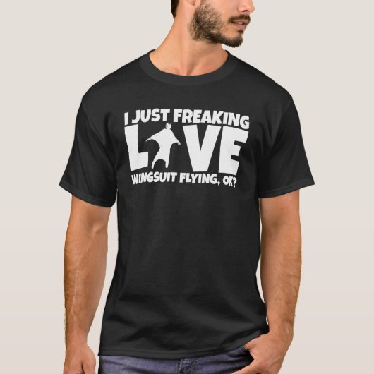 Basejumper Joke Basejump Skydiver Wingsuiting Wing T-Shirt (Vorderseite)