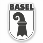 Basel Coat of Arms Aufkleber (Vorderseite)