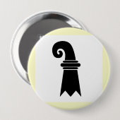 Basel, die Schweiz Button (Vorne & Hinten)
