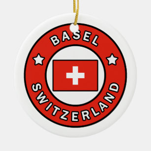 Basel die Schweiz Keramik Ornament