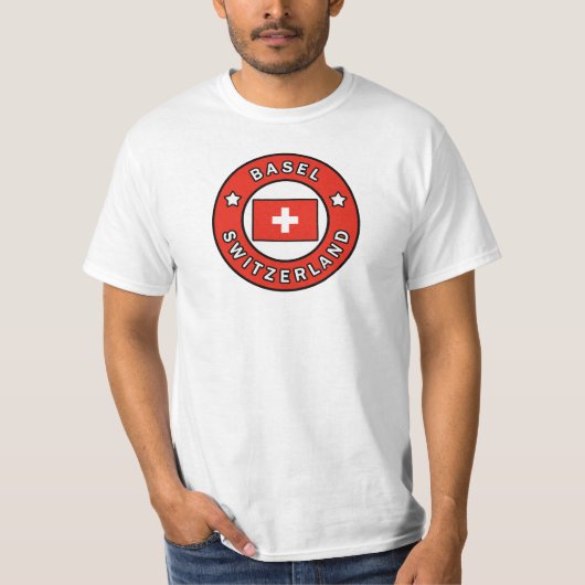 Basel die Schweiz T-Shirt (Vorderseite)