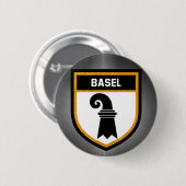 Basel-Flagge Button (Vorne & Hinten)