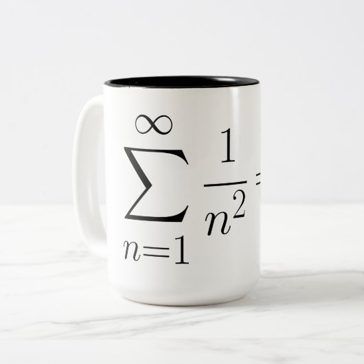 Basel-Problem Zweifarbige Tasse (Vorderseite Links)