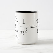 Basel-Problem Zweifarbige Tasse (Mittel)