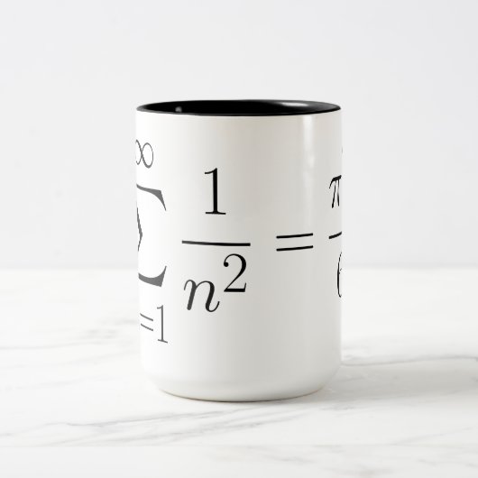 Basel-Problem Zweifarbige Tasse (Mittel)