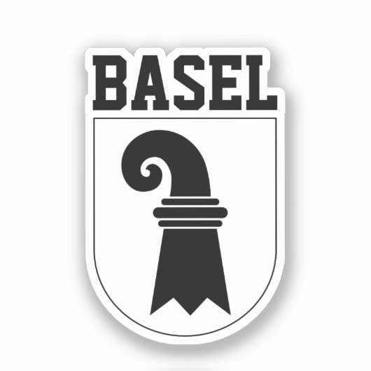 Basel, SCHWEIZ Aufkleber (Vorderseite)
