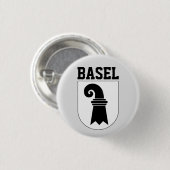 Basel, SCHWEIZ Button (Vorne & Hinten)