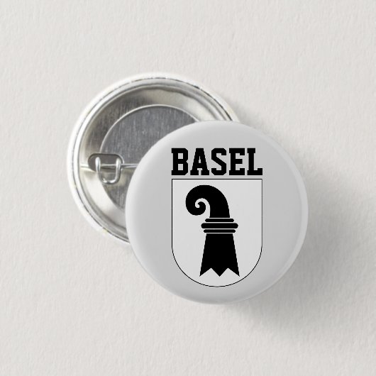 Basel, SCHWEIZ Button (Vorne & Hinten)