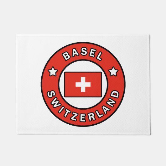 Basel Schweiz Fußmatte (Vorderseite)