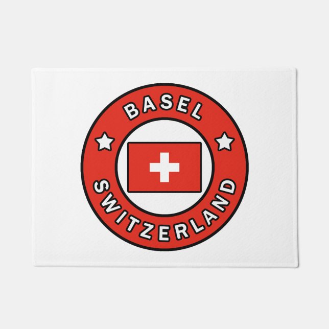Basel Schweiz Fußmatte (Vorderseite)