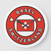 Basel Schweiz Große Wanduhr (Vorderseite)