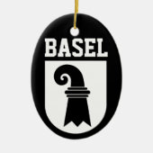 Basel, SCHWEIZ Keramik Ornament (Vorne)