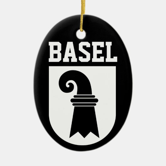 Basel, SCHWEIZ Keramik Ornament (Vorne)