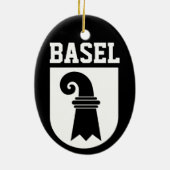 Basel, SCHWEIZ Keramik Ornament (Hinten)