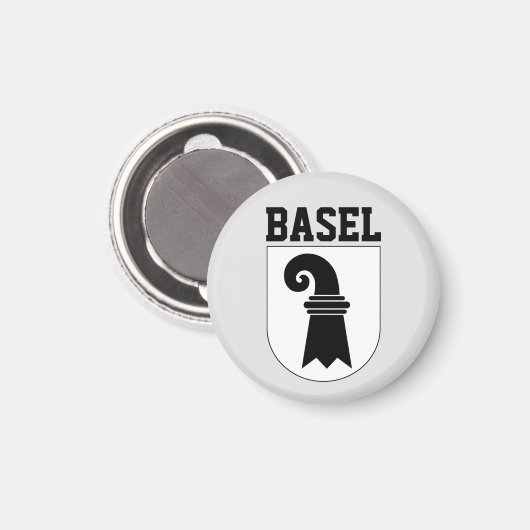 Basel, SCHWEIZ Magnet (Vorderseite/Rückseite)