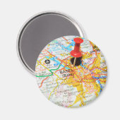 Basel, Schweiz Magnet (Vorderseite/Rückseite)