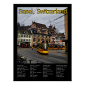 Basel, Schweiz Poster (Vorderseite)