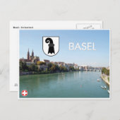 Basel - Schweiz Postkarte (Vorne/Hinten)