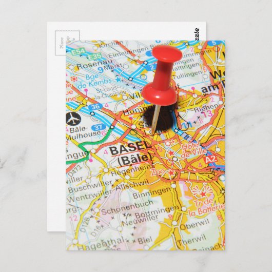 Basel, Schweiz Postkarte (Vorne/Hinten)