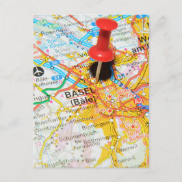 Basel, Schweiz Postkarte