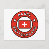Basel Schweiz Postkarte (Vorderseite)